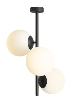 ALDEX Deckenleuchte 3-flammig Schwarz E27 Kugeln blendarm< Deckenleuchten|Badezimmer Lampe