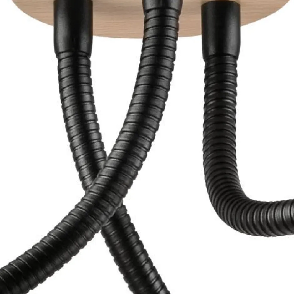 Deckenleuchten|Flurlampen*Lamkur Deckenleuchte flexibel Schwarz Modern Wohnzimmer