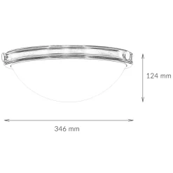 Deckenleuchten|Flurlampen*Elstead Deckenleuchte für Wohnzimmer in Messing Jugendstil