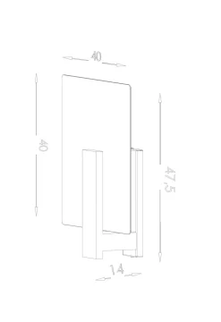 Sollux Deckenleuchte Glas Holz blendarm 2x E27 flach wohnlich< Wohnzimmerlampen|Glaslampen