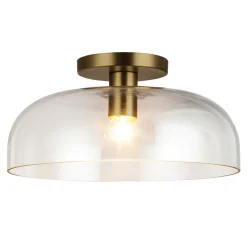 Deckenleuchten|Flurlampen*Elstead Deckenleuchte Glas Metall Ø 30,5 cm rund E27 Modern