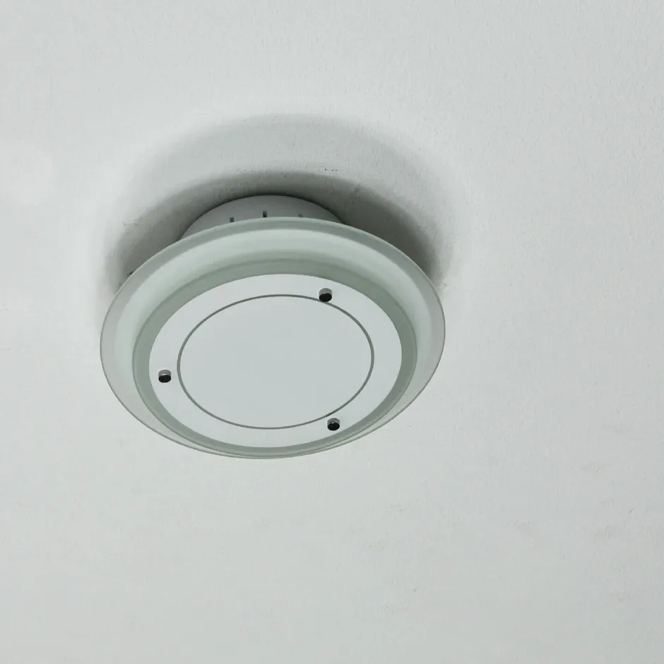 Deckenleuchten|Flurlampen*Esto Deckenleuchte Glas Schirm Ø 22 cm rund blendarm