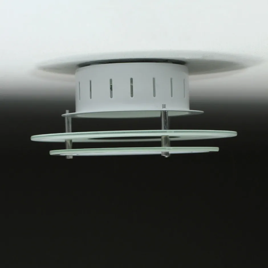 Deckenleuchten|Flurlampen*Esto Deckenleuchte Glas Schirm Ø 22 cm rund blendarm