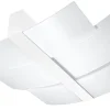 Deckenleuchten|Bürolampen*Sollux Deckenleuchte Glasschirm blendarm Weiß 3x E27 MAGO