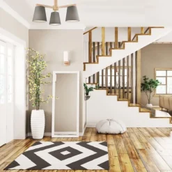 Bürolampen|Lampen Aus Aller Welt*Lamkur Deckenleuchte Grau Holz Stoff Metall Wohnzimmer