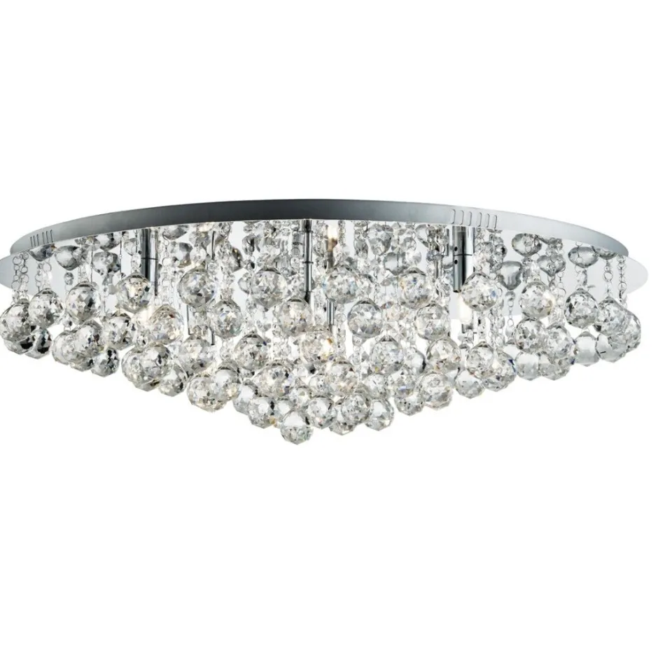 Searchlight Deckenleuchte HANNA Ø80cm 8-flmg< Glaslampen|Kristalllampen