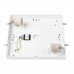 Deckenleuchten|Bürolampen*Lamkur Deckenleuchte Holz B: 31 cm klein quadratisch 2x E27