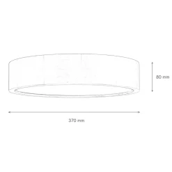 Lamkur Deckenleuchte Holz Braun rund Wohnzimmer< Holzlampen|Moderne Lampen