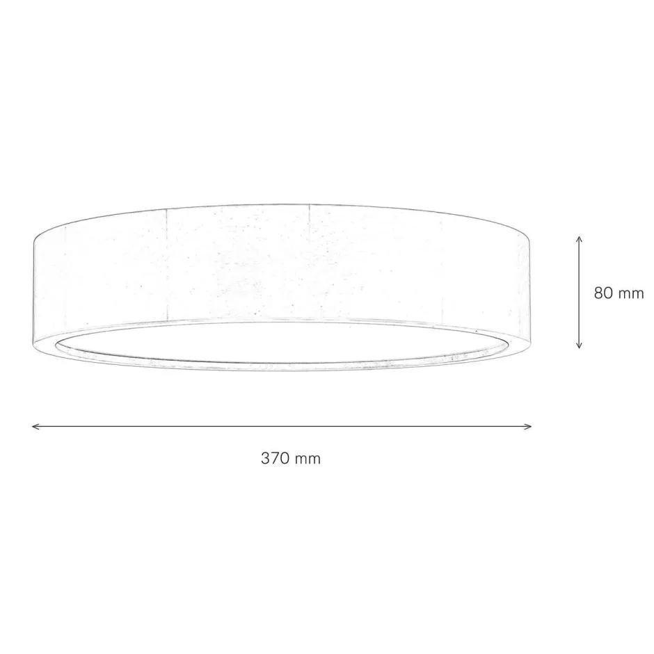 Lamkur Deckenleuchte Holz Braun rund Wohnzimmer< Holzlampen|Moderne Lampen