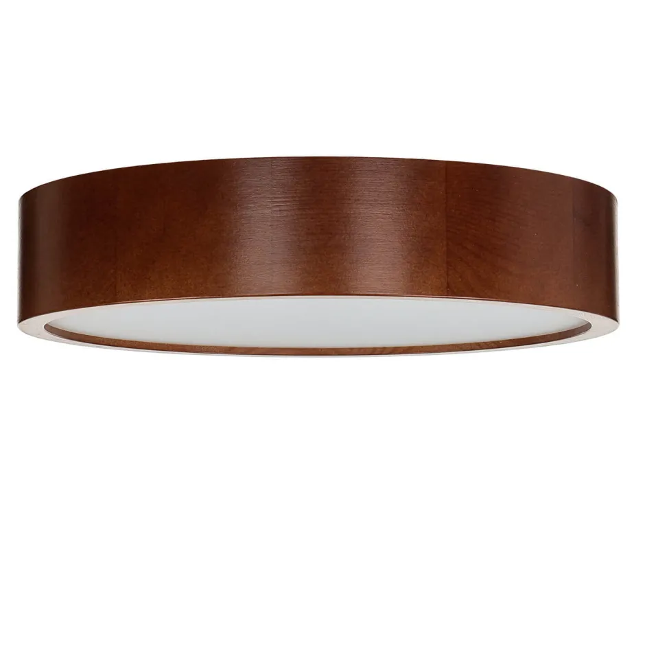 Holzlampen|Moderne Lampen*Lamkur Deckenleuchte Holz rustikal rund Wohnzimmer Modern