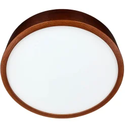 Holzlampen|Moderne Lampen*Lamkur Deckenleuchte Holz rustikal rund Wohnzimmer Modern