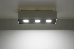 Sollux Deckenleuchte HYDRA in Weiß 3-flmg< Deckenleuchten|Flurlampen