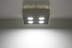 Sollux Deckenleuchte HYDRA in Weiß 4-flmg< Deckenleuchten|Flurlampen