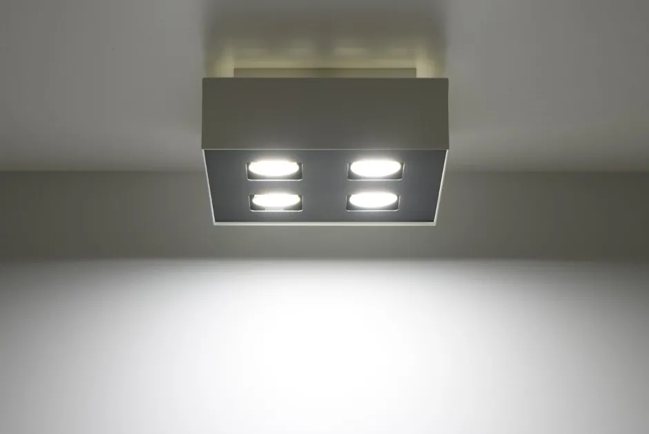 Sollux Deckenleuchte HYDRA in Weiß 4-flmg< Deckenleuchten|Flurlampen