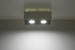 Sollux Deckenleuchte HYDRA in Weiß 2-flmg< Deckenleuchten|Flurlampen