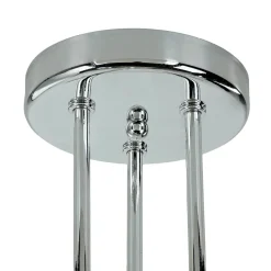 Moderne Lampen|Wohnzimmerlampen*Lamkur Deckenleuchte in Chrom Wohnzimmer 3-flmg Esszimmer