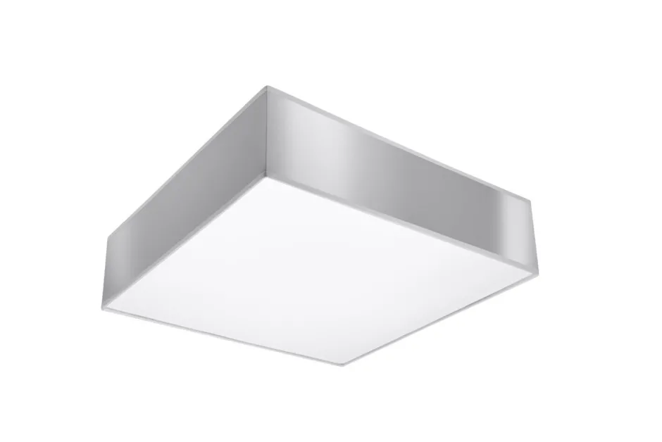 Flurlampen|Bürolampen*Sollux Deckenleuchte in Grau 2-flmg