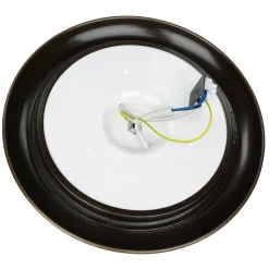 Jupiter Deckenleuchte in Messing antik Weiß Glas KELSEY< Deckenleuchten|Flurlampen