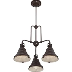 Elstead Deckenleuchte Industrie Design in Bronze antik Metall< Deckenleuchten|Industrie Lampen