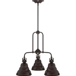 Elstead Deckenleuchte Industrie Design in Bronze antik Metall< Deckenleuchten|Industrie Lampen