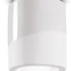 Wohnzimmerlampen|Keramiklampen*Ferroluce Deckenleuchte Keramik E27 D: 12,5 cm rund Aufputz Weiß