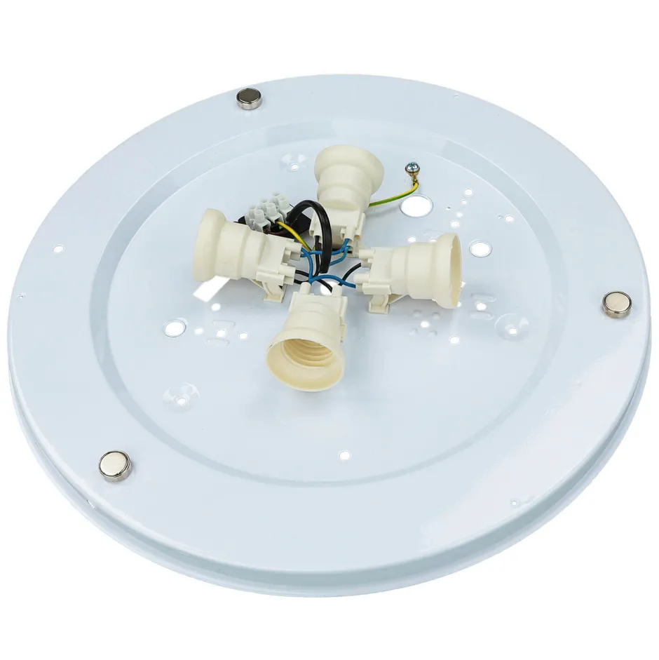 Kinderzimmerlampen|Kinderlampen*TK Lighting Deckenleuchte Kinderzimmer Blau Wolke Stoffschirm 4x E27