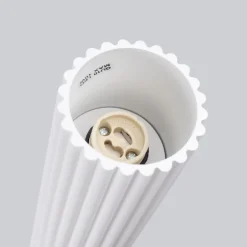 Wohnzimmerlampen|Küchenlampen*Sollux Deckenleuchte klein Ø 6,5 cm H: 20 cm Weiß Aufputz Alu GU10