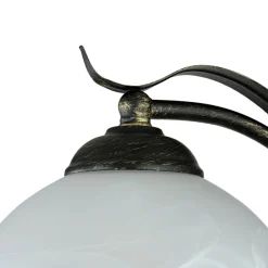 Easylight Deckenleuchte KORFU in Messing Antik 3-flmg< Glaslampen|Rustikale Lampen