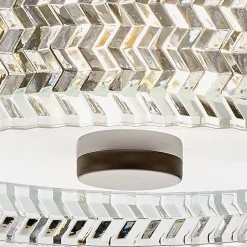 Elstead Deckenleuchte Kristall rund Ø 30,5 cm Schwarz E27 blendarm< Deckenleuchten|Flurlampen