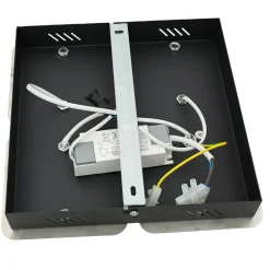 Deckenleuchten|Led Lampen*Strühm Deckenleuchte LED B: 25 cm Edelstahl in Schwarz Chrom 4200 K