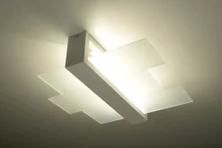 Deckenleuchten|Flurlampen*Sollux Deckenleuchte LEDA in Weiß 2-flmg