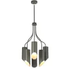 Deckenleuchten|Moderne Lampen*Elstead Deckenleuchte LEYRE Dunkelgrau 6xE27 Ø52cm Lampe