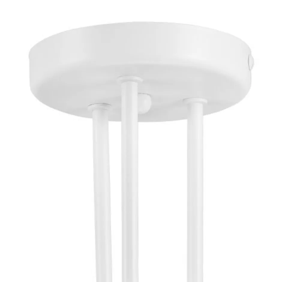 Deckenleuchten|Flurlampen*Lamkur Deckenleuchte LIZBETH Weiß Modern Metall Lampe