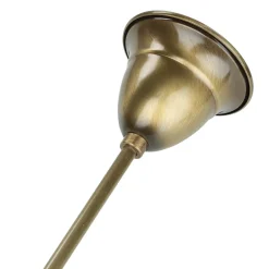 Jupiter Deckenleuchte MARLOW Messing antik Ø70cm Esstisch< Glaslampen|Jugendstil Lampen