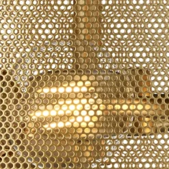 Deckenleuchten|Flurlampen*Searchlight Deckenleuchte Metall Ø 45 cm H: 24 cm rund 3x E27 Gold