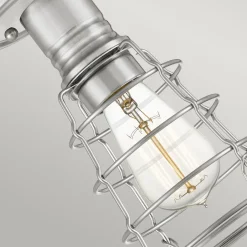 Deckenleuchten|Flurlampen*Elstead Deckenleuchte Metall Ø 14,5 cm klein Nickel gebürstet