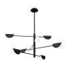 Maytoni Deckenleuchte Metall 125 cm breit Schwarz G9 Modern< Deckenleuchten|Badezimmer Lampe