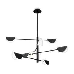 Maytoni Deckenleuchte Metall 125 cm breit Schwarz G9 Modern< Deckenleuchten|Badezimmer Lampe