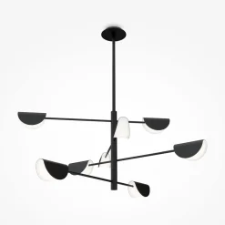 Maytoni Deckenleuchte Metall 125 cm breit Schwarz G9 Modern< Deckenleuchten|Badezimmer Lampe