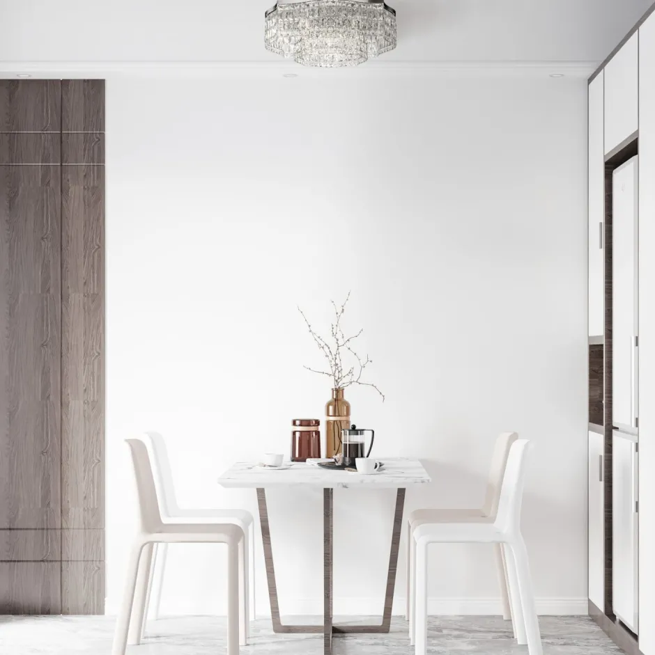 Maytoni Deckenleuchte Metall B: 60 cm Chrom E14 rund Art Déco< Deckenleuchten|Flurlampen