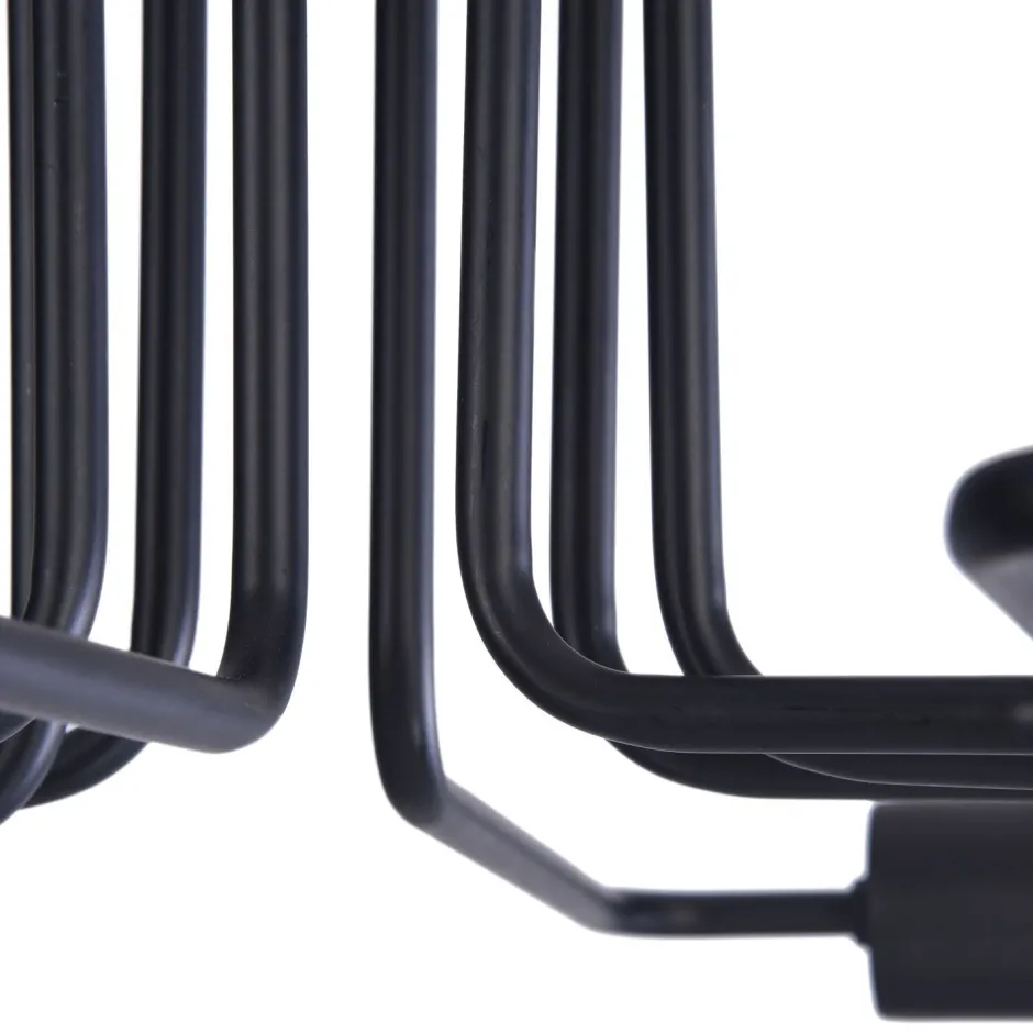 Maytoni Deckenleuchte Metall E27 Schwarz Retro Design LENI< Deckenleuchten|Flurlampen