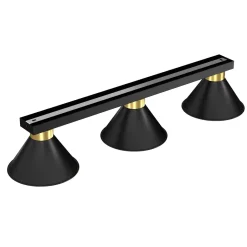 Deckenleuchten|Flurlampen*Luminex Deckenleuchte Metall 3-flammig 70 cm lang Loft E27