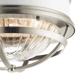 Deckenleuchten|Badezimmer Lampe*Elstead Deckenleuchte Metall Glas D: 30,5 cm rund 2x E27