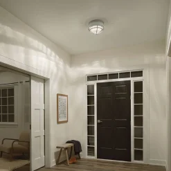 Deckenleuchten|Badezimmer Lampe*Elstead Deckenleuchte Metall Glas D: 30,5 cm rund 2x E27