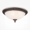 Deckenleuchten|Badezimmer Lampe*Maytoni Deckenleuchte Metall Glas rund D: 37 cm E27 3-flammig