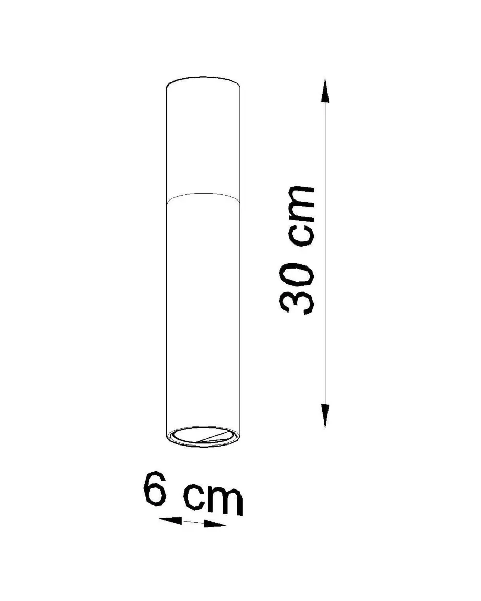 Sollux Deckenleuchte Metall Holz H: 30 cm Skandinavisch GU10< Küchenlampen|Lampen Aus Aller Welt