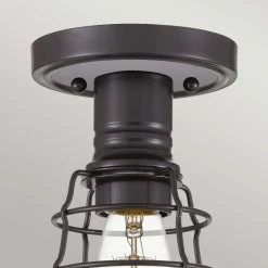 Deckenleuchten|Flurlampen*Elstead Deckenleuchte Metall rund Ø 14,5 cm in Bronze Antik