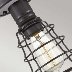 Deckenleuchten|Flurlampen*Elstead Deckenleuchte Metall rund Ø 14,5 cm in Bronze Antik