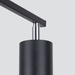 Sollux Deckenleuchte Metall schwenkbar 3-flammig Schwarz< Deckenleuchten|Flurlampen