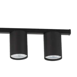 Wohnzimmerlampen|Bürolampen*TK Lighting Deckenleuchte Metall Schwarz 80 cm lang 3-flammig